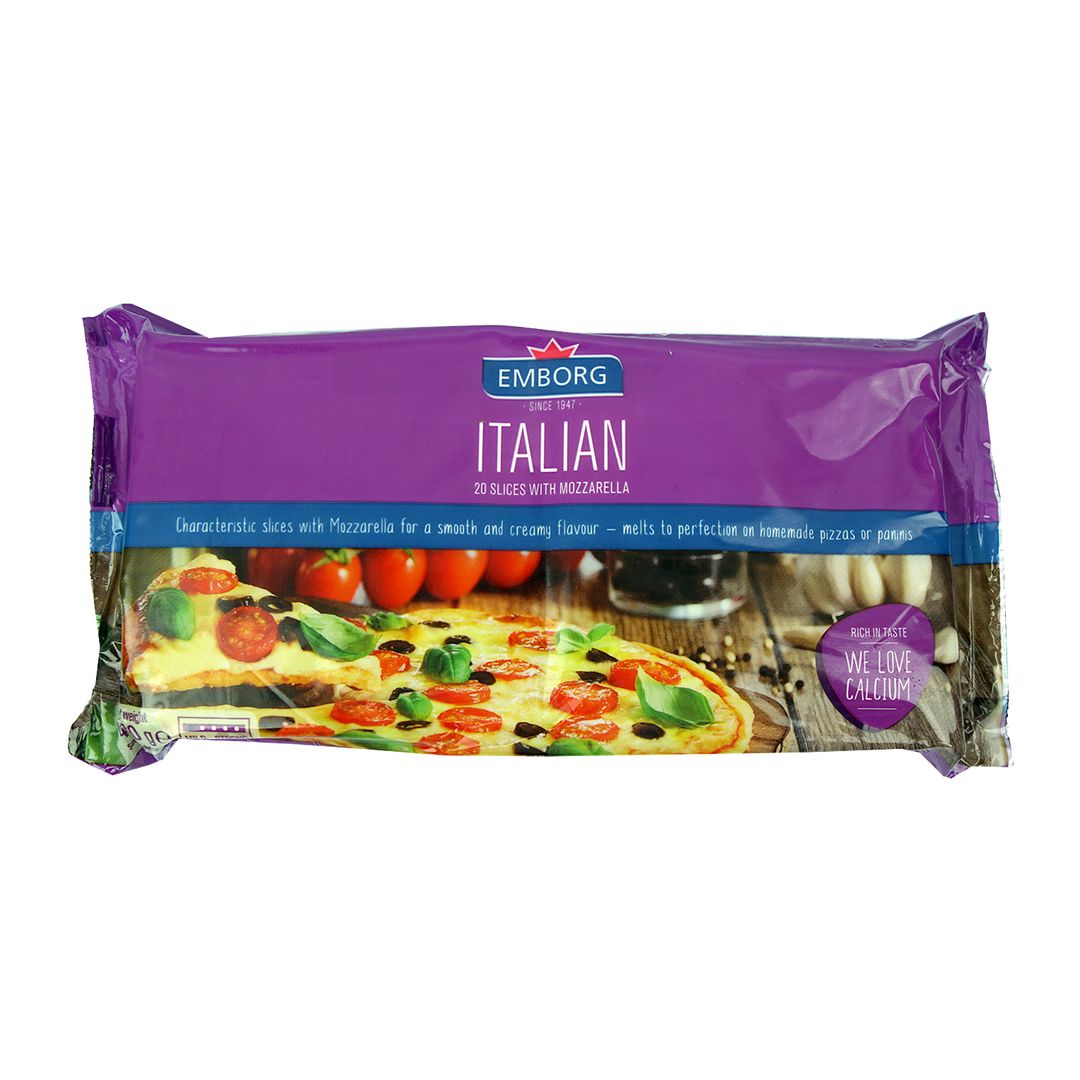 Emborg Italian Sliced with Mozzarella 400g