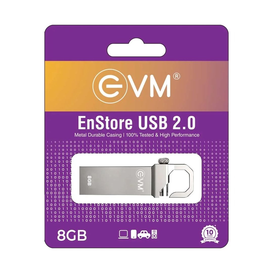 EVM 8GB Enstore USB2.0 Pendrive (EVMPD/8GB)