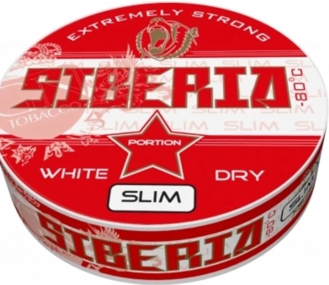 Siberia Slim White Dry Snus 34mg /