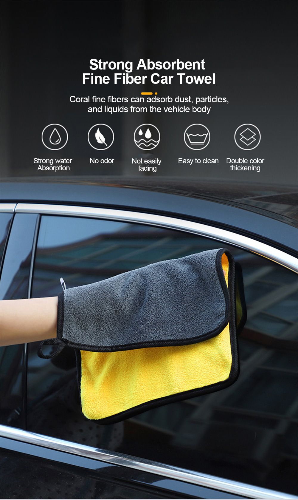 car microfiber cloth wash towel