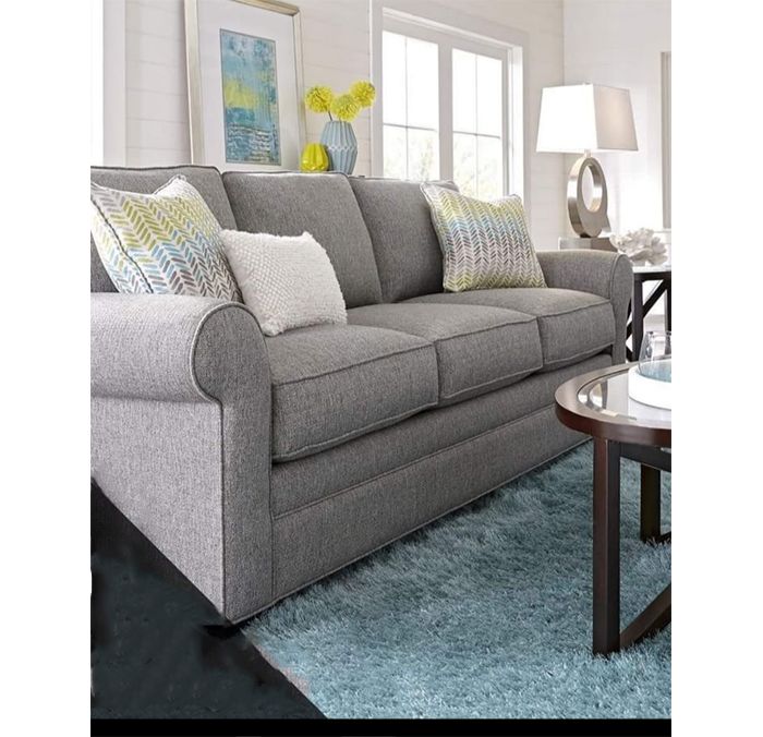 3 seater grey classic sofa