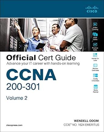 CCNA 200-301 Official Cert Guide Volume 2