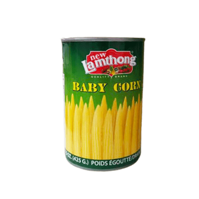 New Lamthong Baby Corn in Brine - Whole 425g