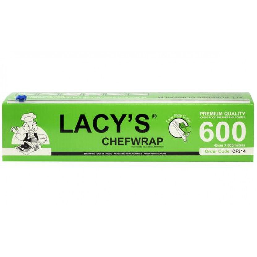 Lacy's Cling Wrap with Cutter 45cm x 600m 