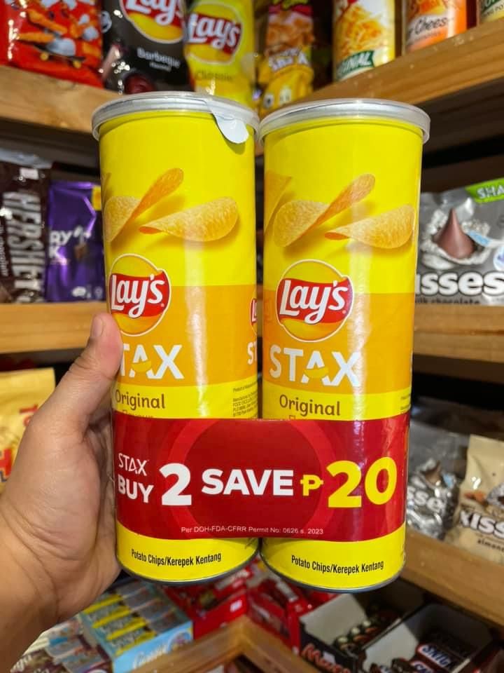 Lay’s Stax Bundle of 2 Original Flavour