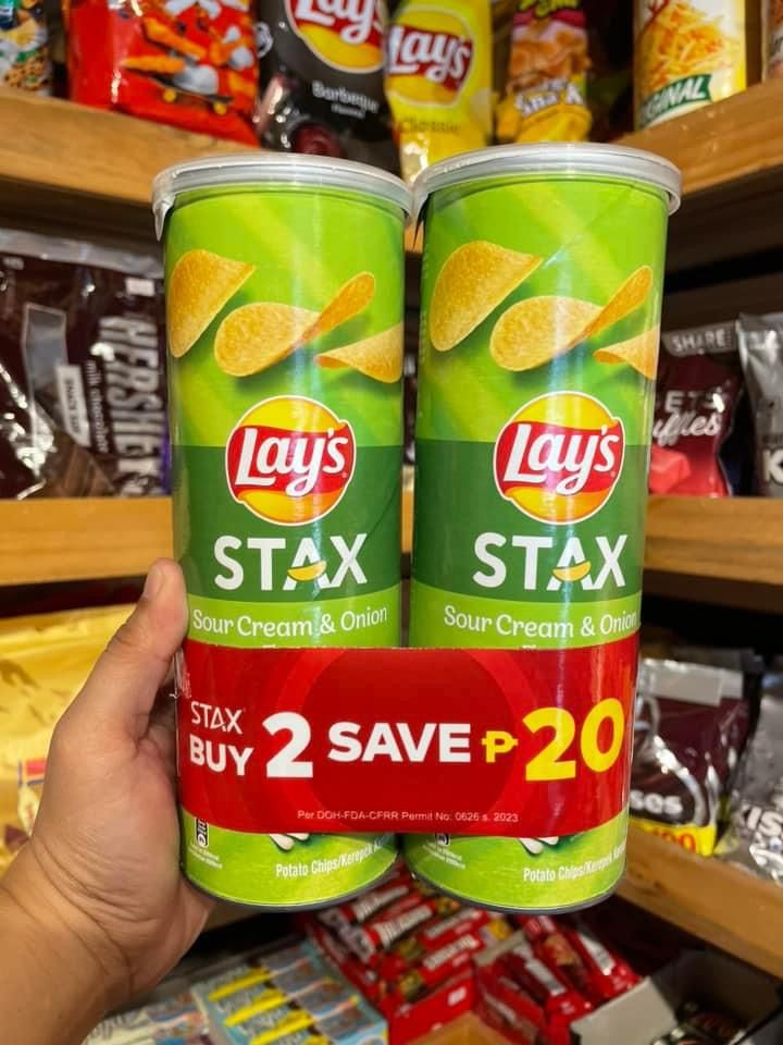 Lay’s Stax Bundle of 2 Sour Cream & Onion