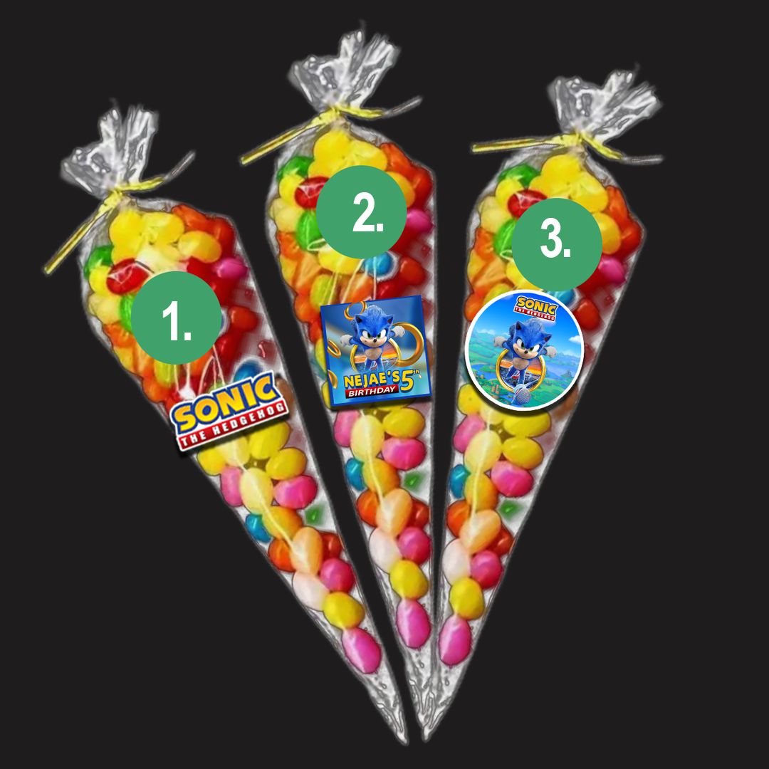 Cone Shaped Treat Bags (Not Filled) 