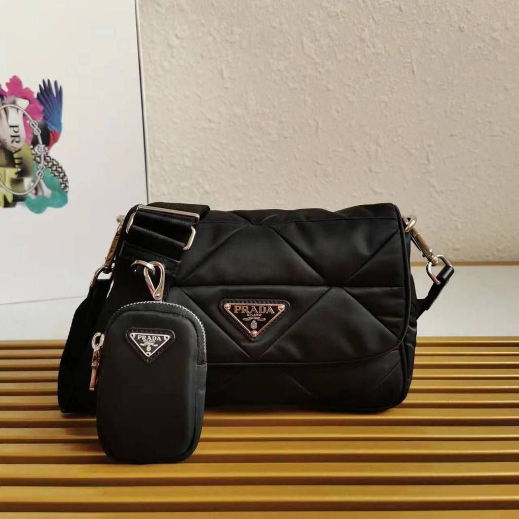 PRADA Padded Nylon Crossbody Bag