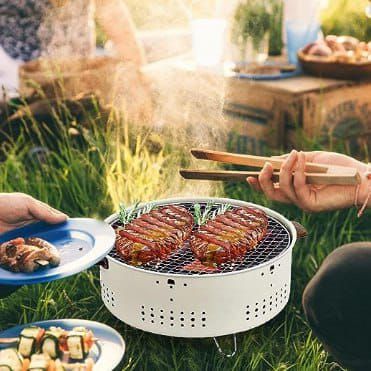 ⚖O.F49-8-1273. Charcoal Grills, BBQ Smoker Grill