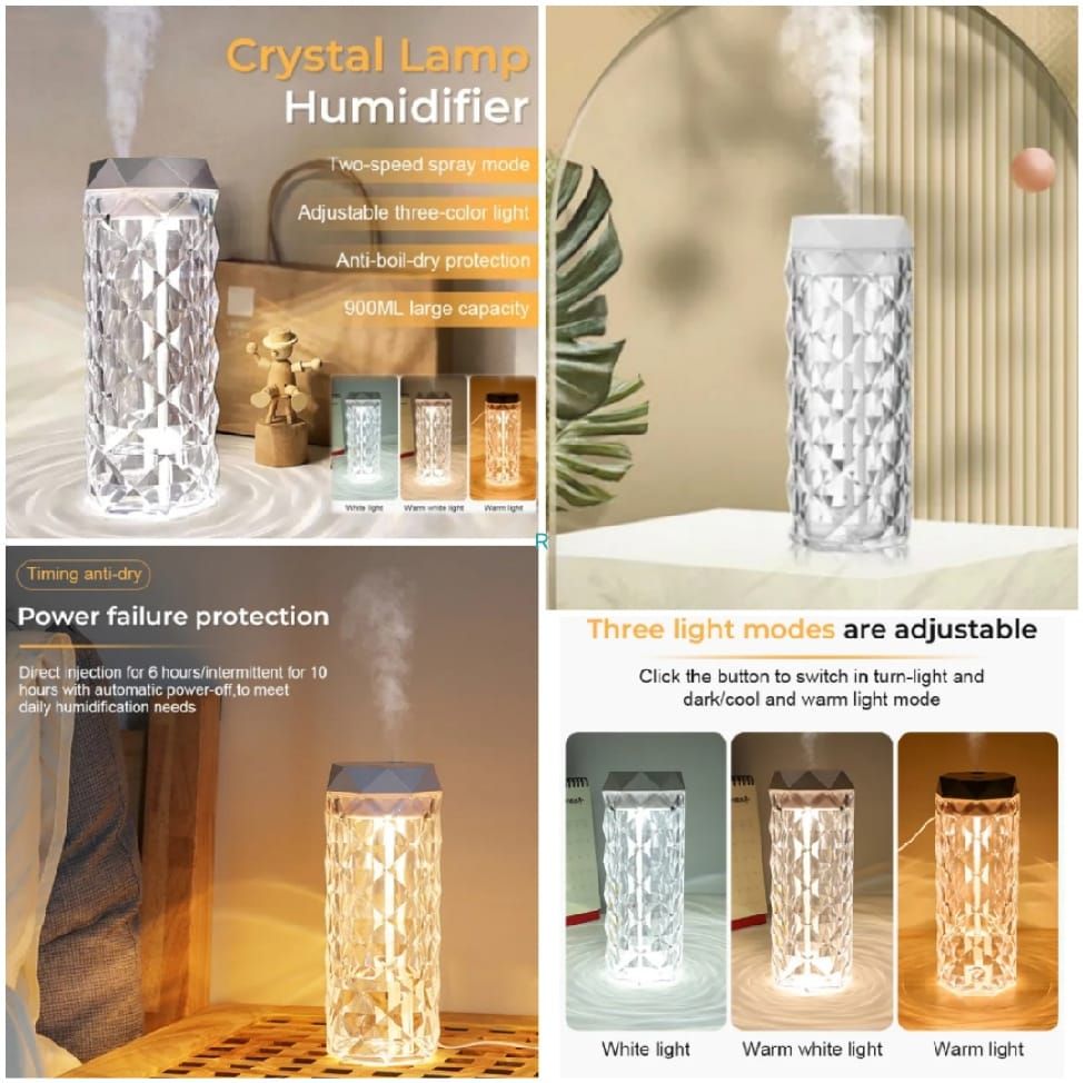 C 3530. Crystal Lamp Humidifier.