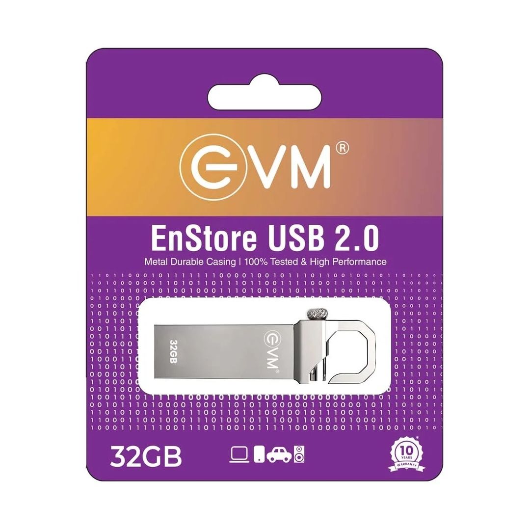 EVM 32GB Enstore USB 2.0 Pendrive (EVMPD/32GB)