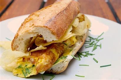 Egg Omellete Sandwish