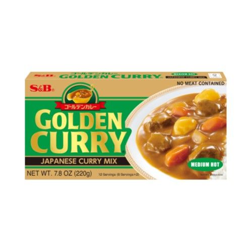 S&B Golden Curry Mix - Medium Hot 220g