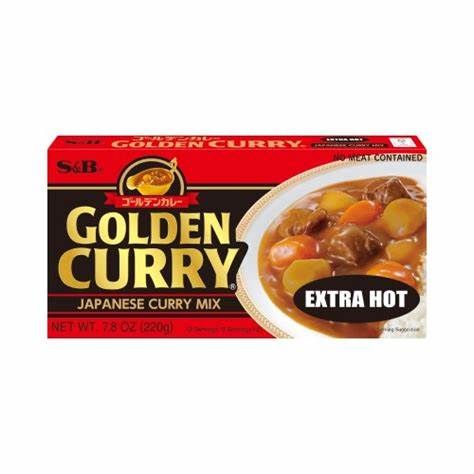 S&B Golden Curry Mix - Extra Hot 220g  