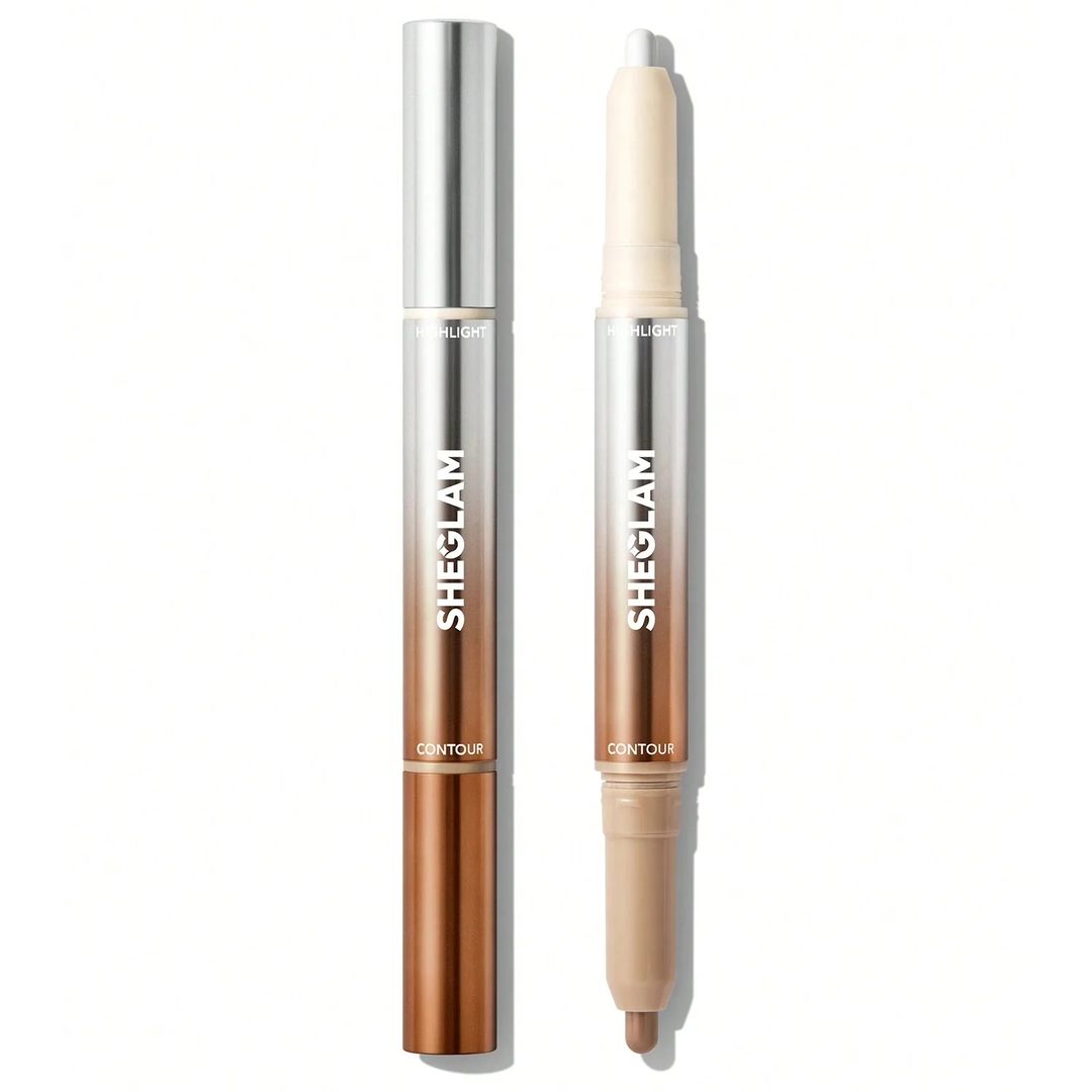 SHEGLAM Fine Line 2-In-1 Nose Contour & Highlight Pen - Buff