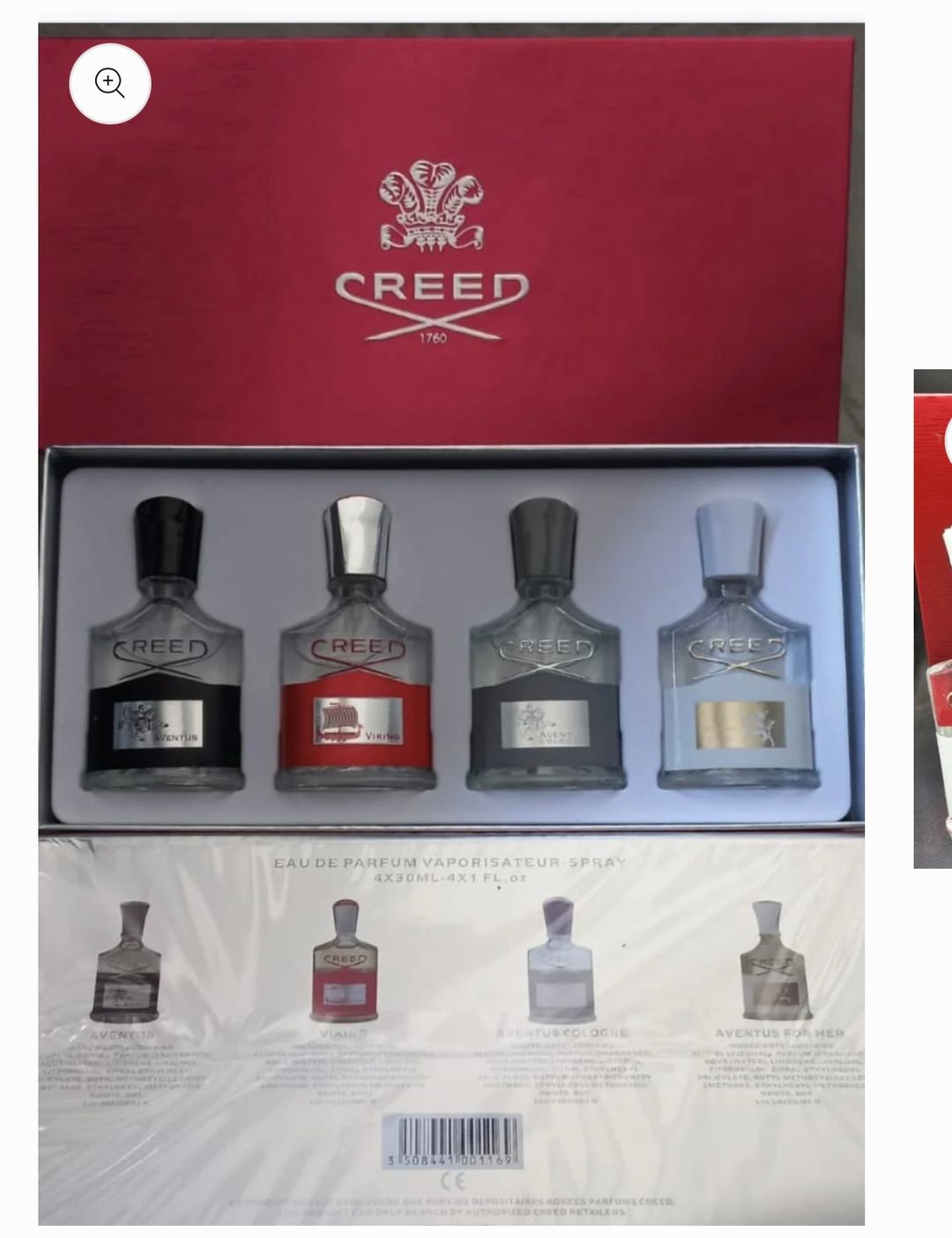 Creed Set 4x30ml (Red) 