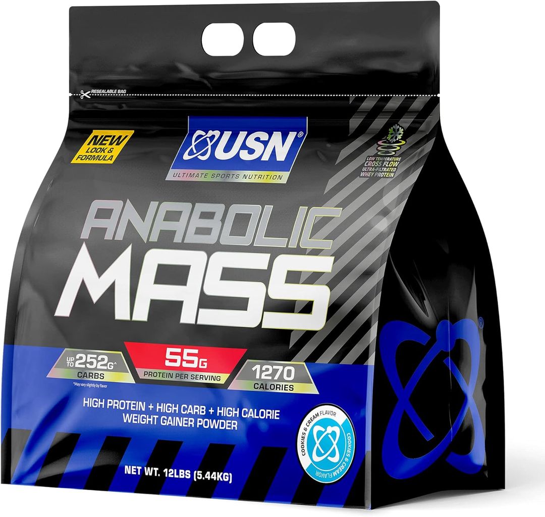 USN ANABOLIC MASS 12LBS COOKIES AND CREAM