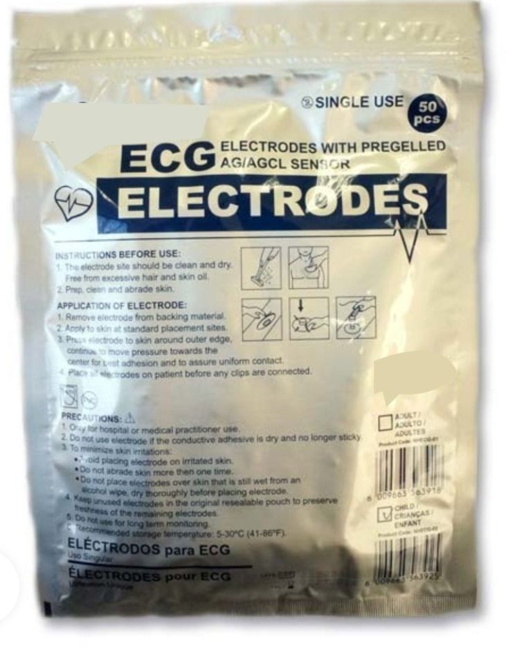 ECG Electrodes Child Packet 50