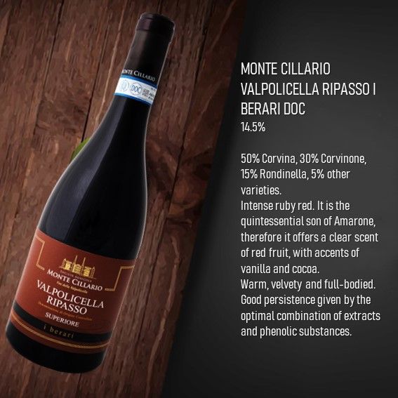 Monte Cillario VALPOLICELLA RIPASSO I BERARI DOC (ITL)