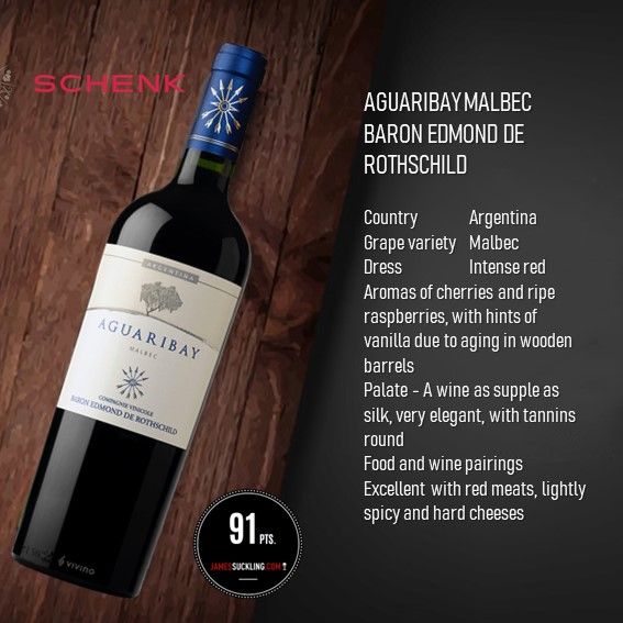 Aguaribay MALBEC Baron Edmond De Rothschild 2019 (ARG)