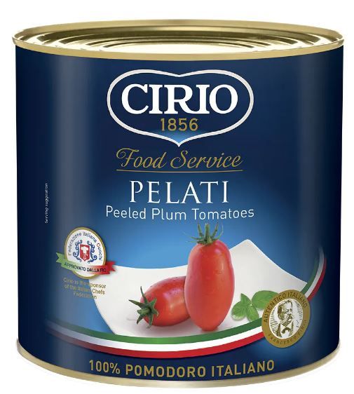 Cirio Pelati - Peeled Tomatoes 2.5kg