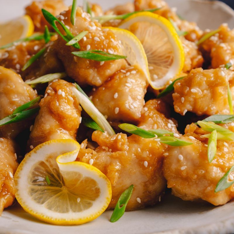 Butter Lemon Chicken cubes