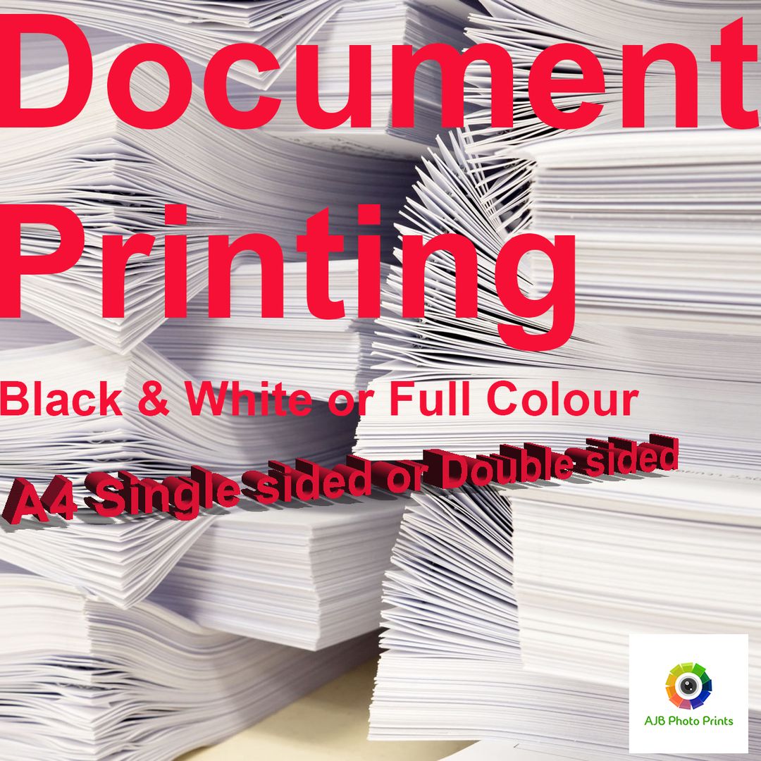 A4 Document Printing Service