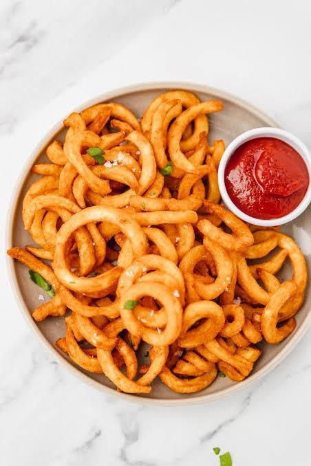 Curly Spiral Seasoned Fries