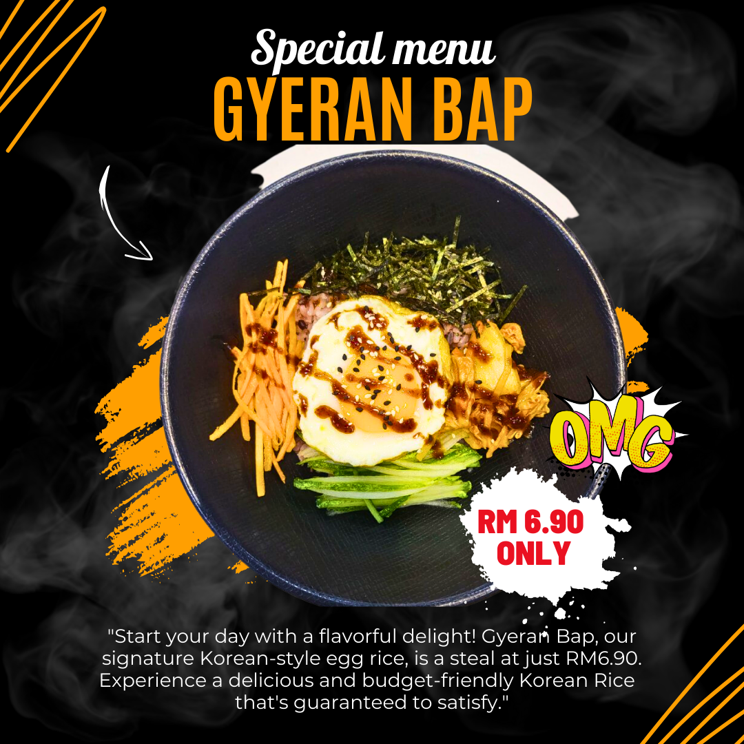 Gyeran Bap / Nasi Telur Ala Korea