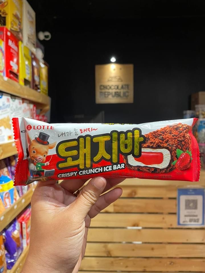 Lotte Crispy Crunch Ice Bar