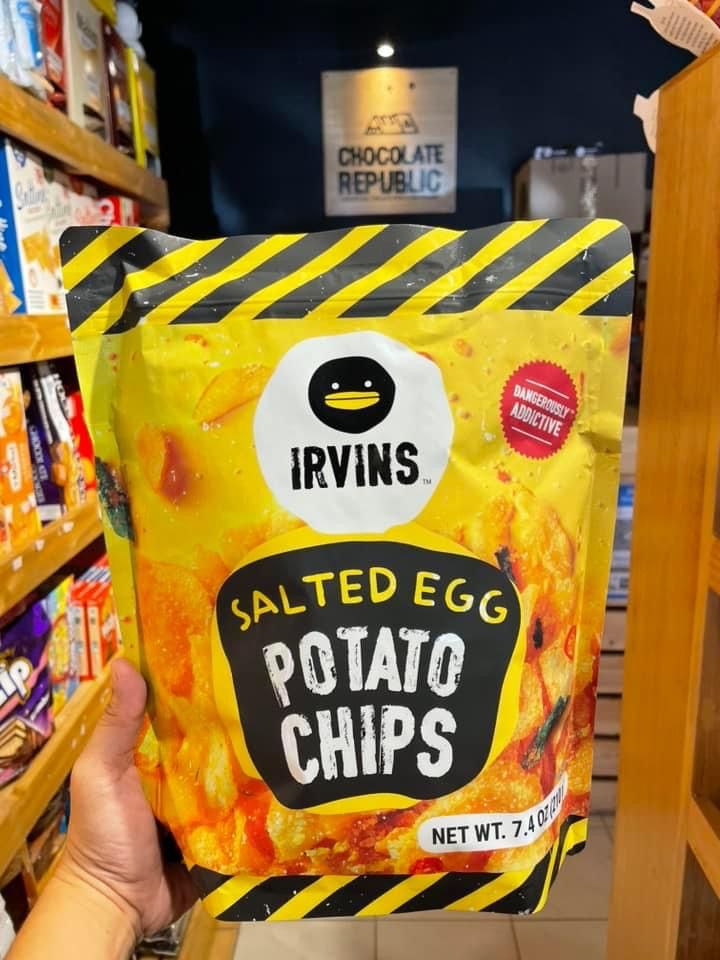 Irvins Salted Egg Potato Chips 210g