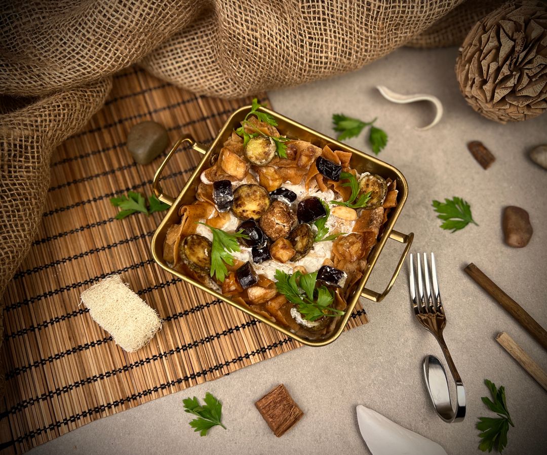 فتة خضار مشكلة - Mix Vegetables Fattah