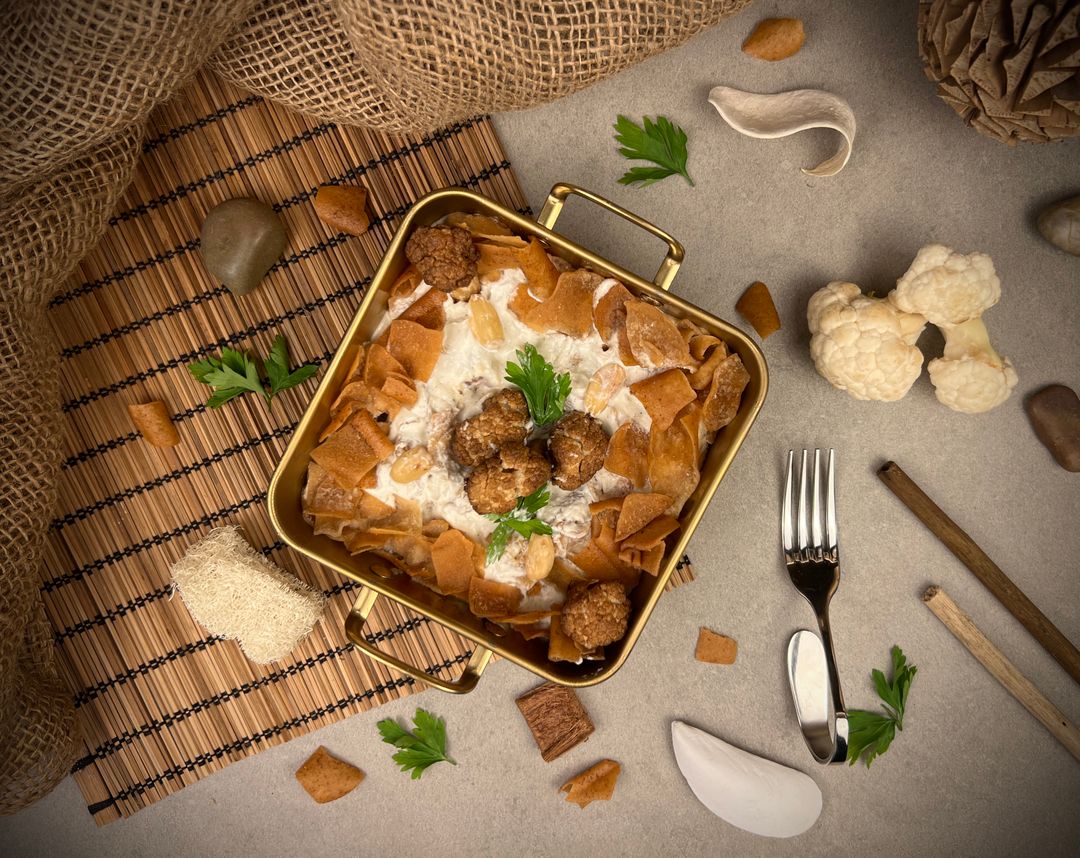 فتة القرنبيط (الزهرة) - Cauliflower Fattah