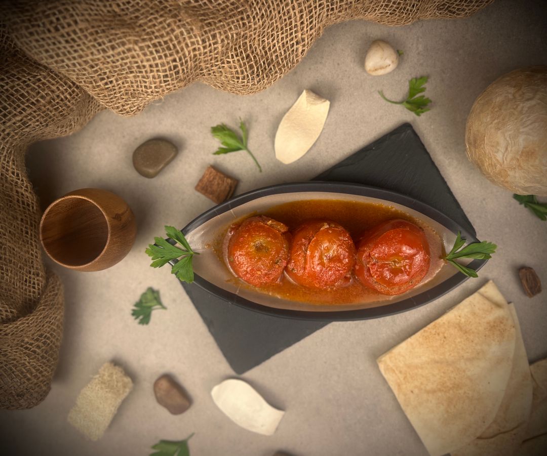 محشي طماطم - Stuffed Tomato