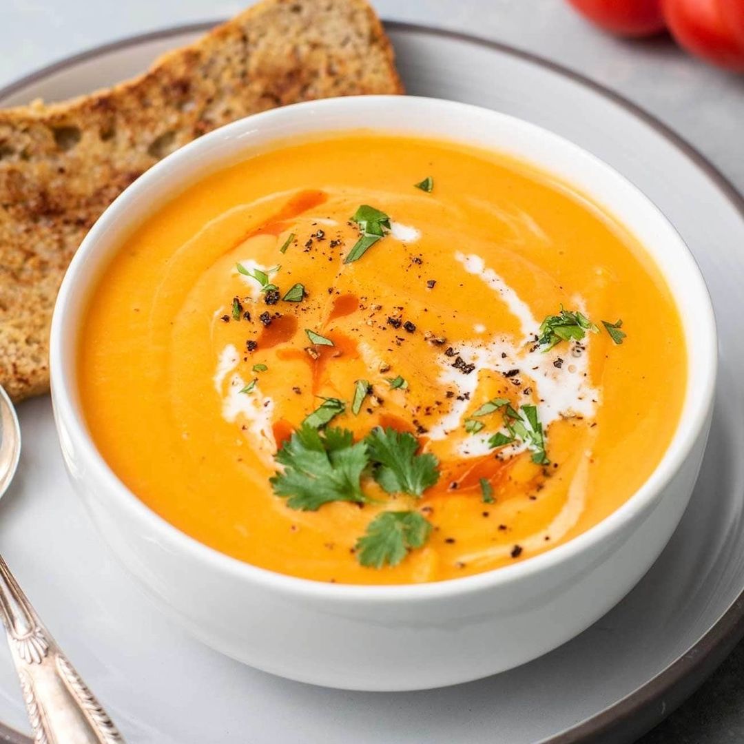 03/07 THURSDAY- SWEET POTATO & CARROT CURRY SOUP