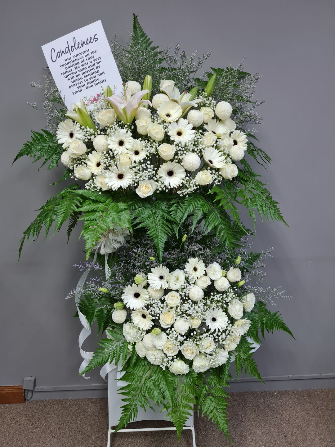 Condolences Flower Stand 