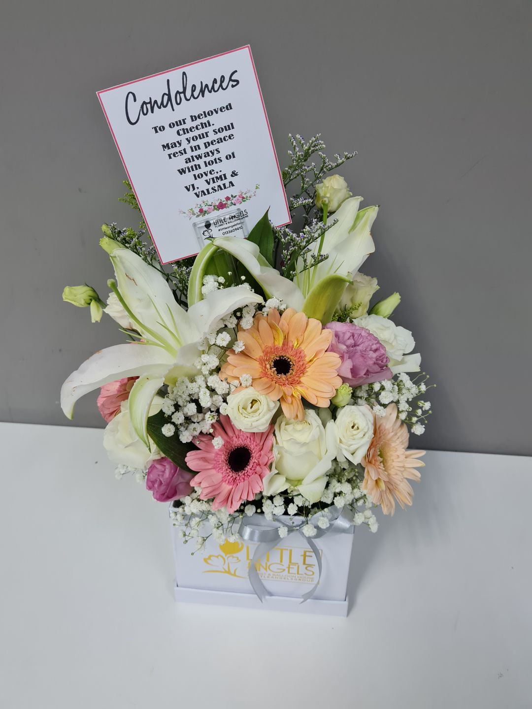 Condolences Flower Box