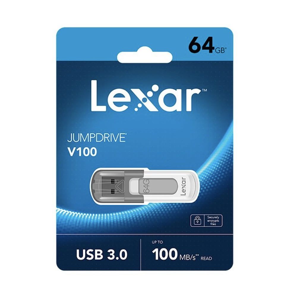 Lexar JumpDrive V100 64GB USB 3.0 Flash Drive