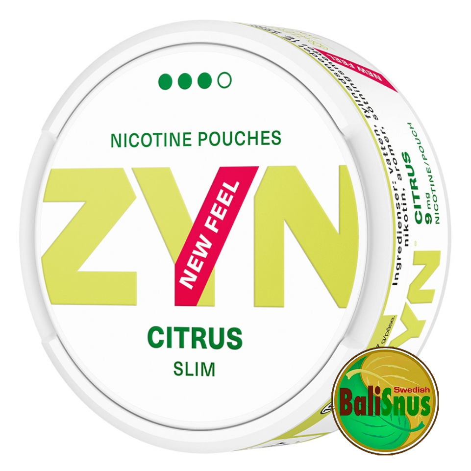 Zyn Citrus Slim Strong 9mg /P