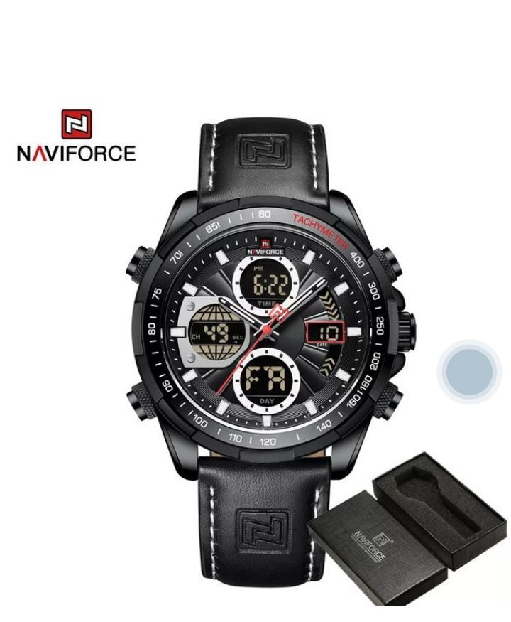 naviforce wristwatch black