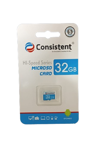 Consistent 32GB Micro SD Card CTM10032 With GST Bill