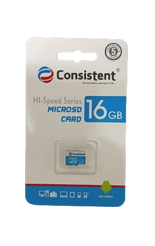 Consistent 16GB Micro SD Card CTM10016 With GST Bill