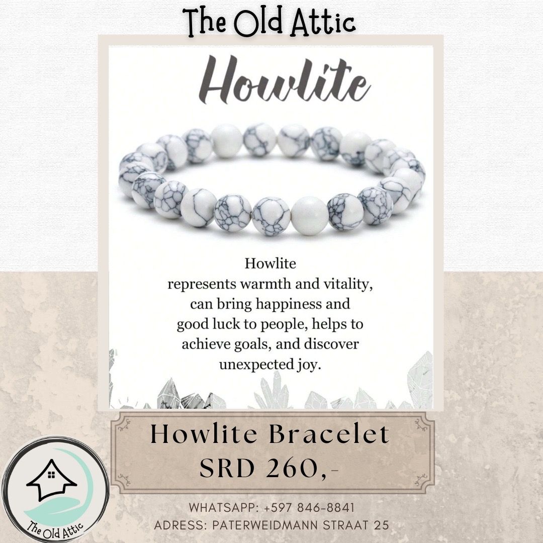 Howlite bracelet 