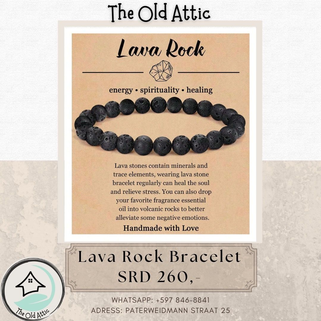 Lava rock bracelet 