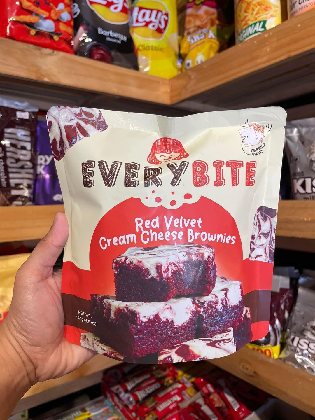 EveryBite Red Velvet Cream Cheese Brownies