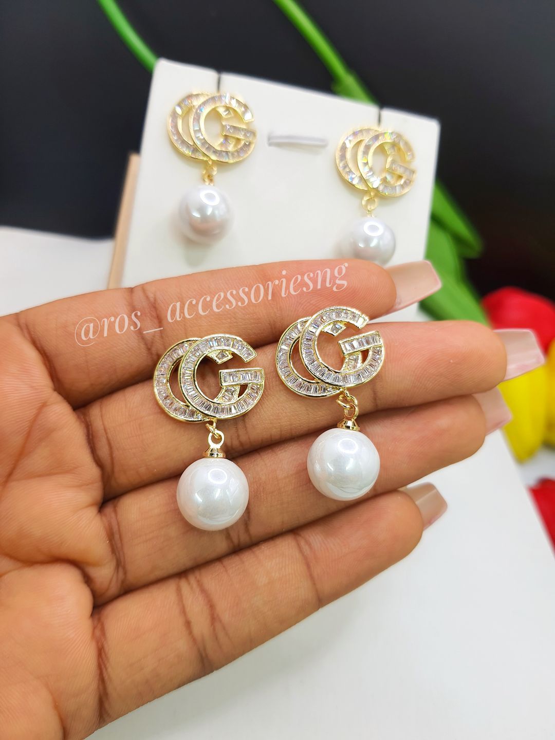 Gucci pearl earrings