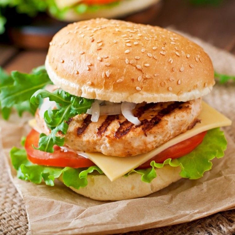 chicken burger                                          برجر دجاج