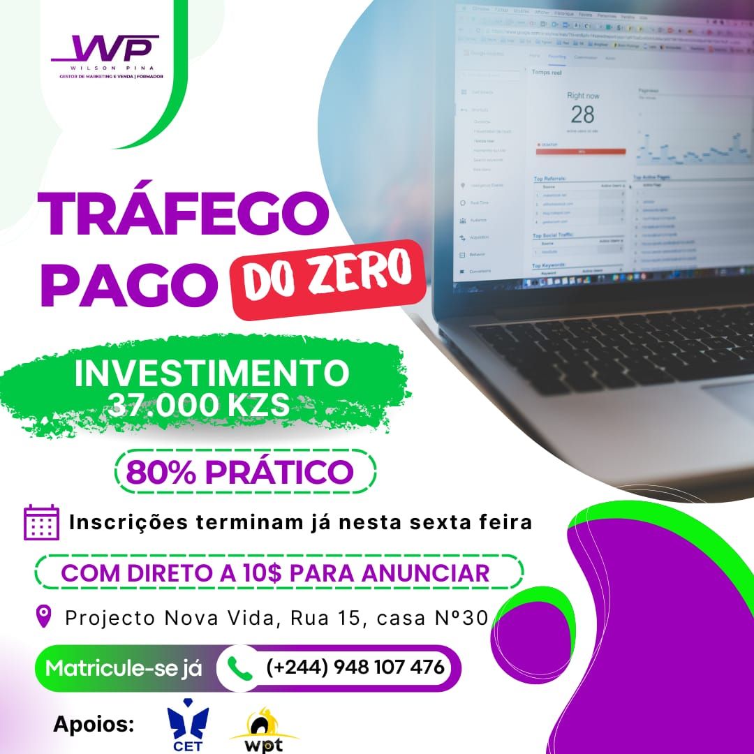 Capacitação profissinal Tráfego Pago