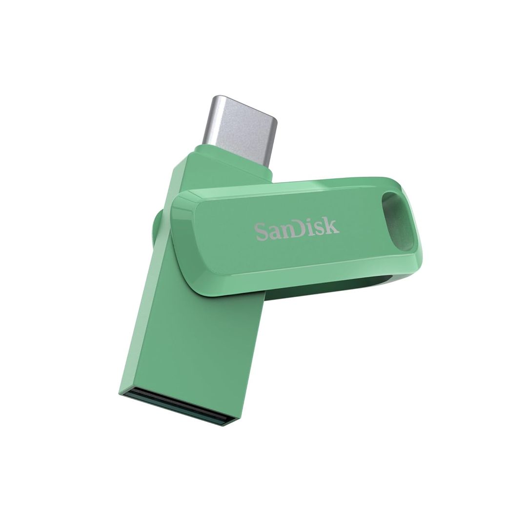 SanDisk Ultra Dual Drive Go SDDDC3-128G-I35AG 128GB 400MB/s USB Type- C, Absinthe Green, Pendrive