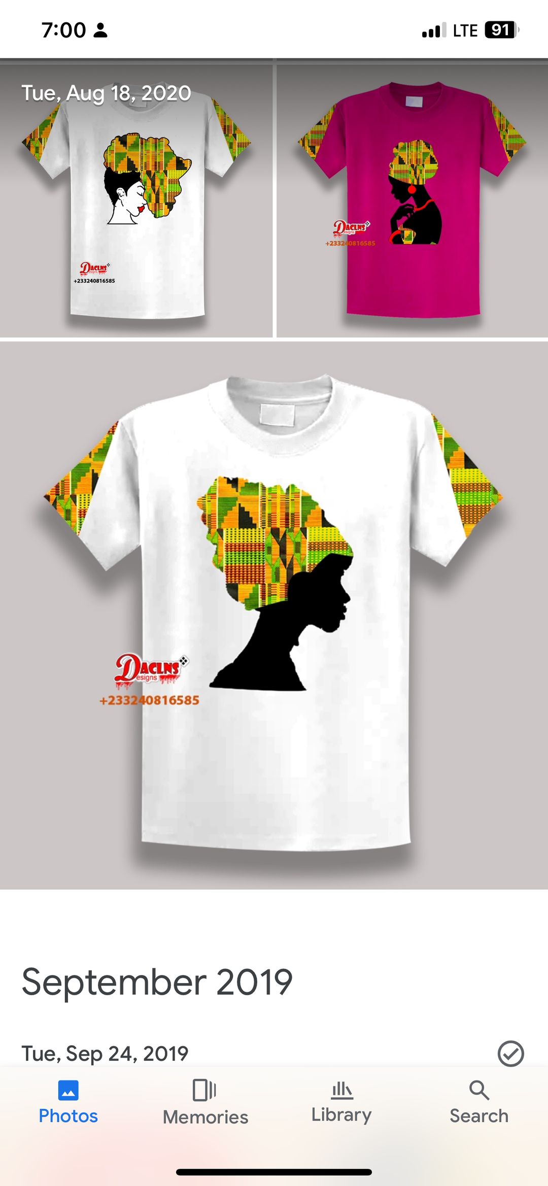 Africa inspired Tee